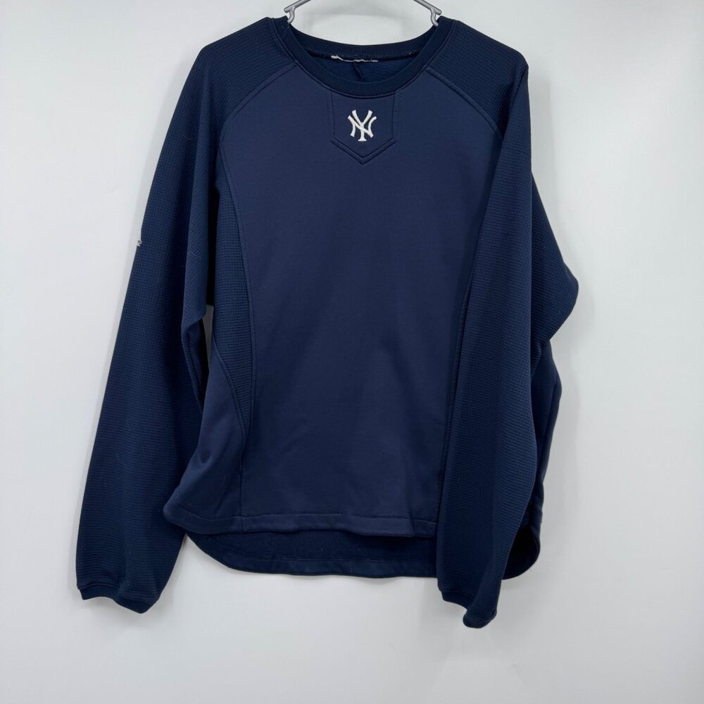 Majestic Athletic Men's Navy Sweatshirt  size XL ? READ